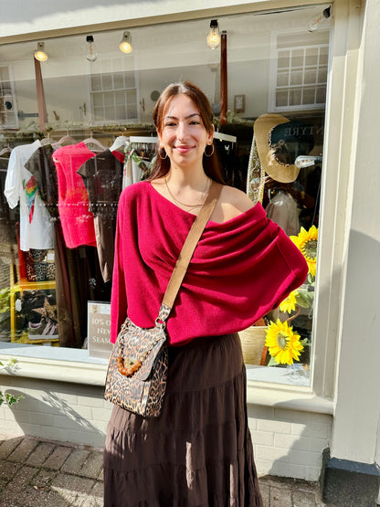 Taupe Crossbody Everyday Vegan Leather Bag