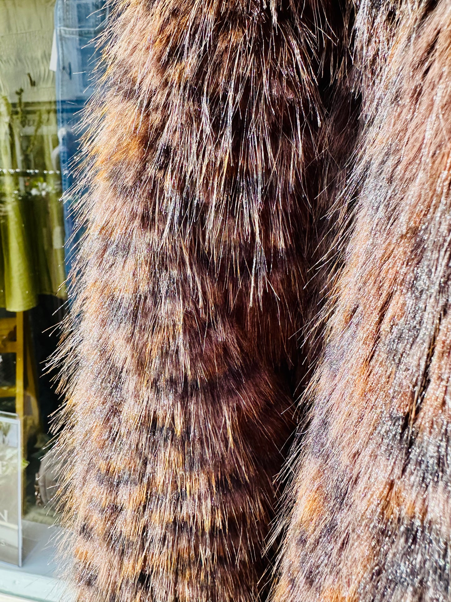 The Blyford Short Leopard print fur coat