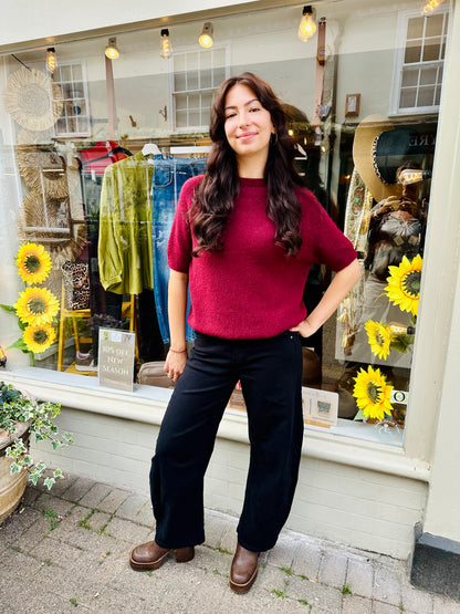 The Millie Ultimate Soft Barrel Jean - BESTSELLER- Black