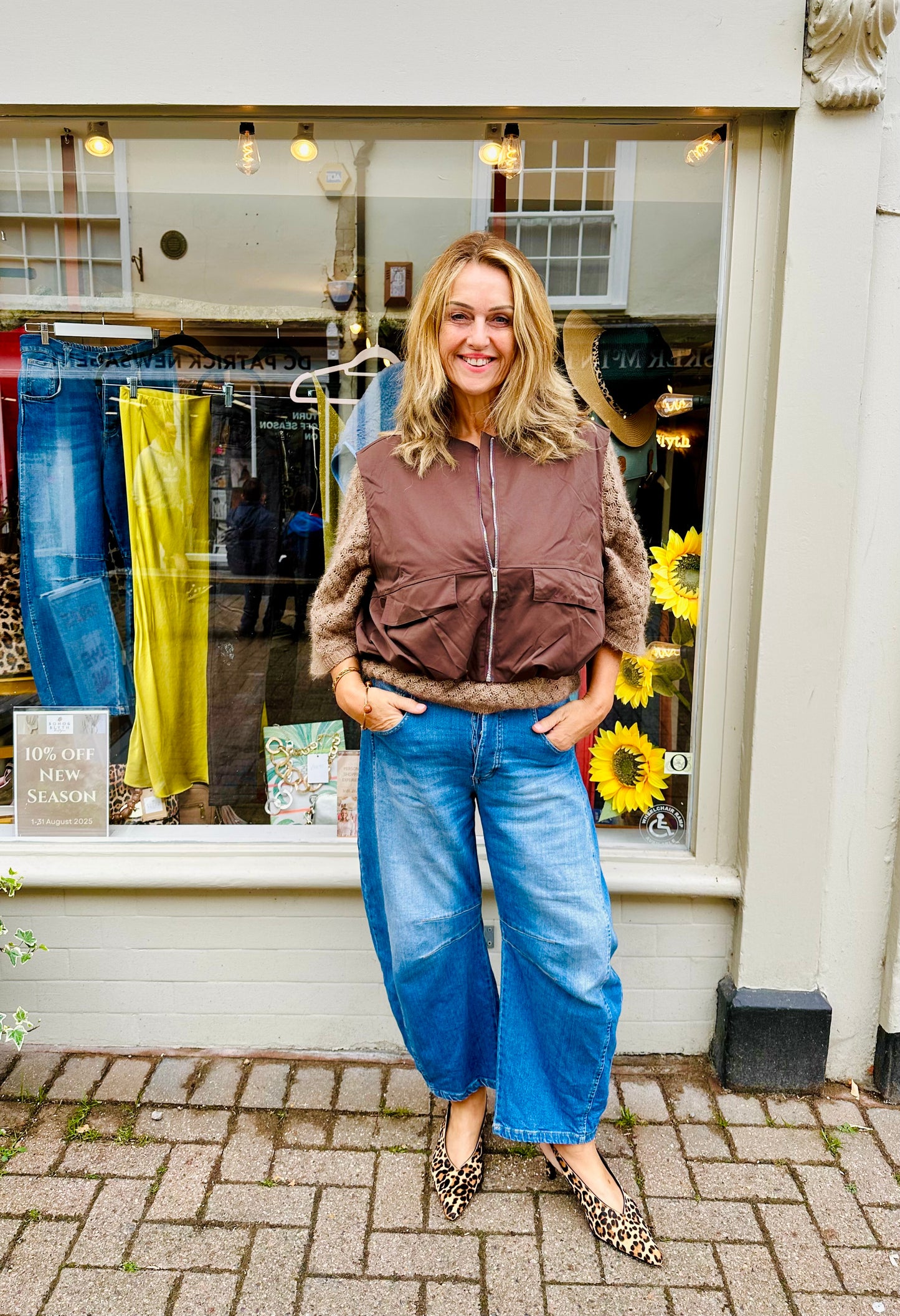 Chelsea Brown Utility Gilet- Chocolate Brown