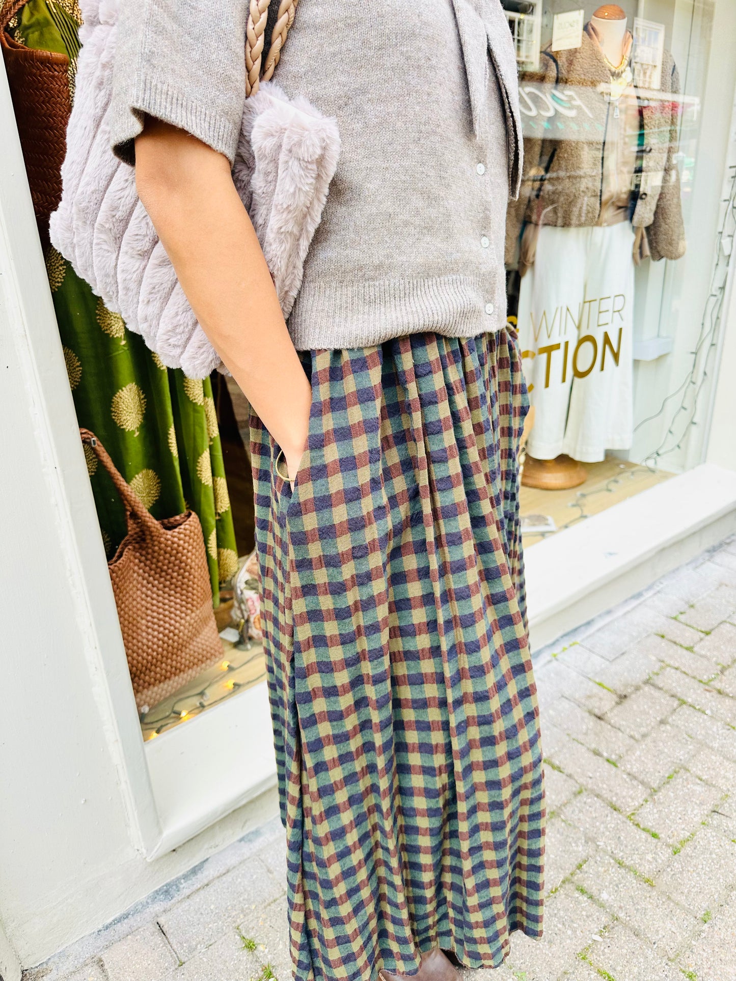 Autumn Check Dress