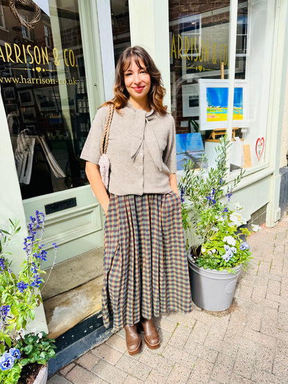 Autumn Check Dress