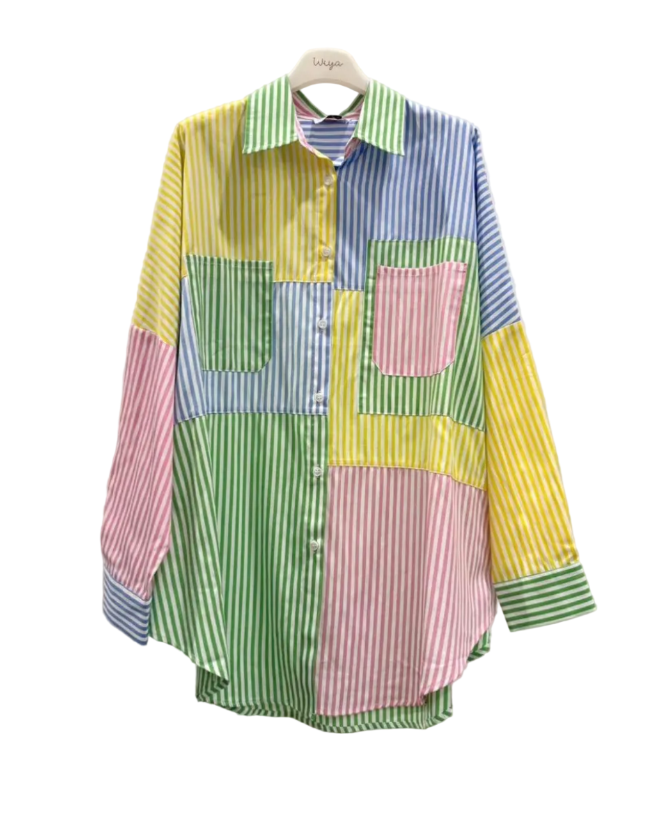 Stunning Spring Multi-Stripe Blouse
