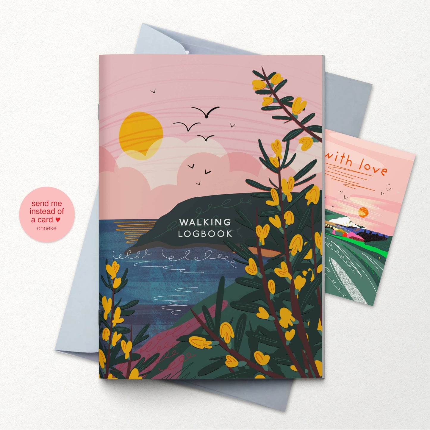 Walking logbook Coastal Path - hiking journal