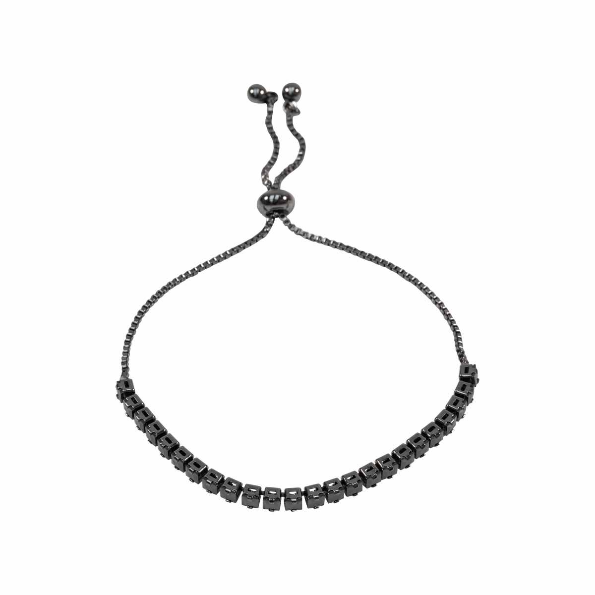 Sparkly Simple Pull Slider Adjustable Bracelet