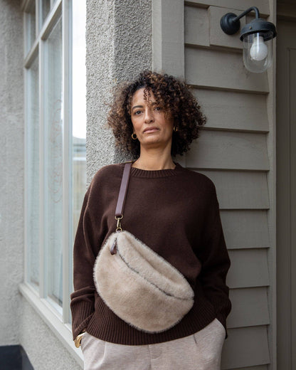 Fulham Sling Bag | Faux Fur