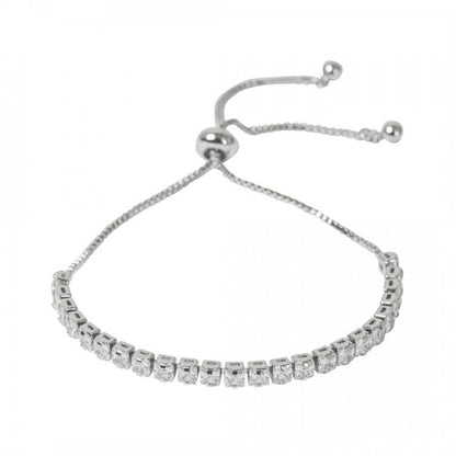 Sparkly Simple Pull Slider Adjustable Bracelet