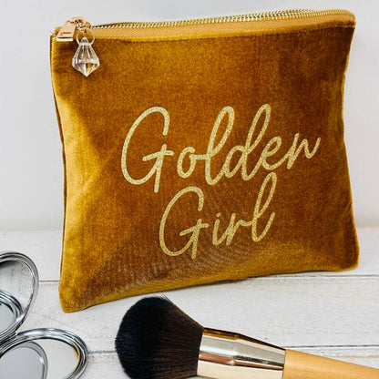 Golden Girl Make Up Bag