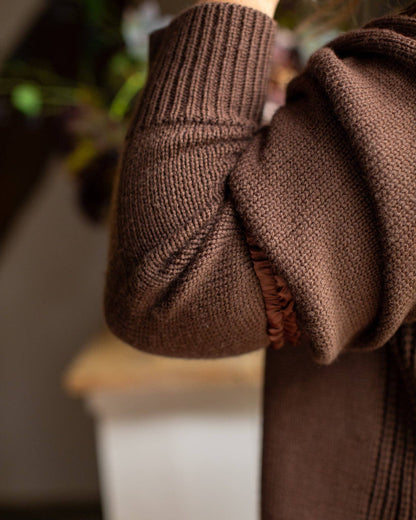Belinda Sleeve Garter | Chocolate