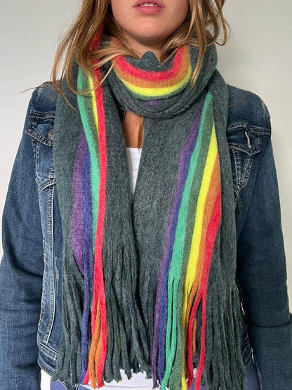Rainbow scarf