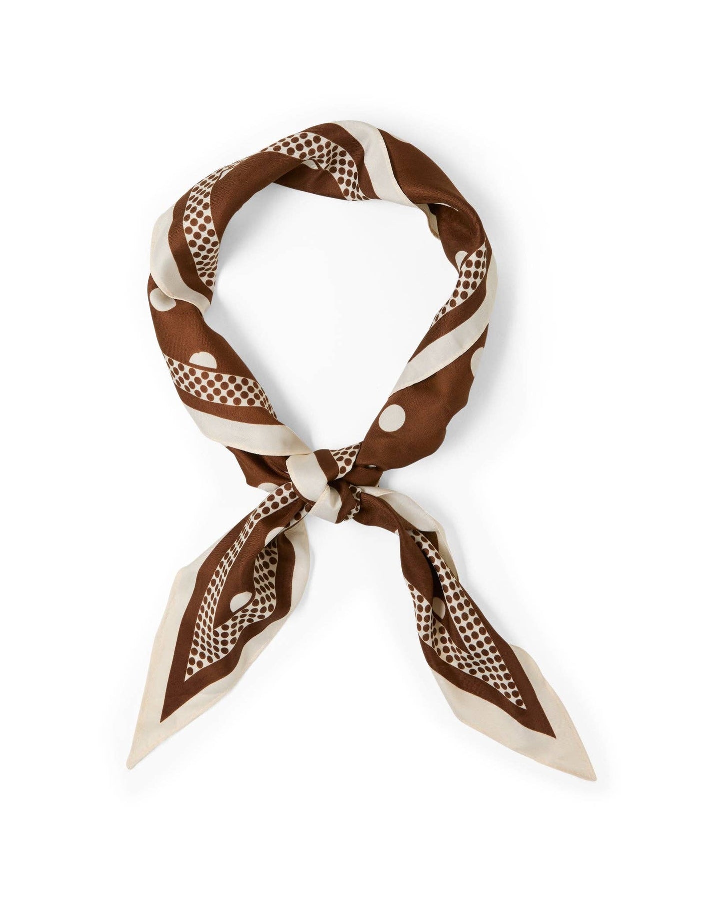 Ottie Scarf  - Brown Spot