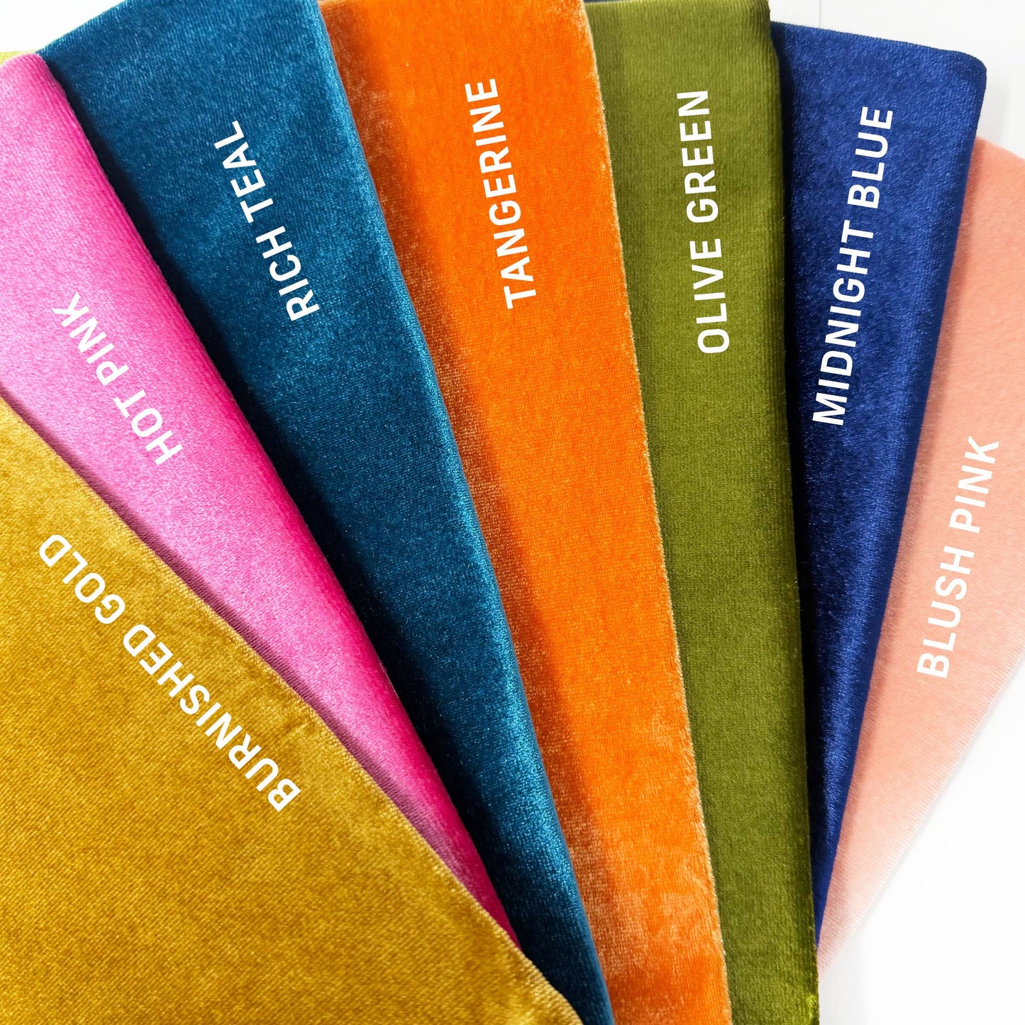 Bridesmaid velvet feel beautiful colours bag