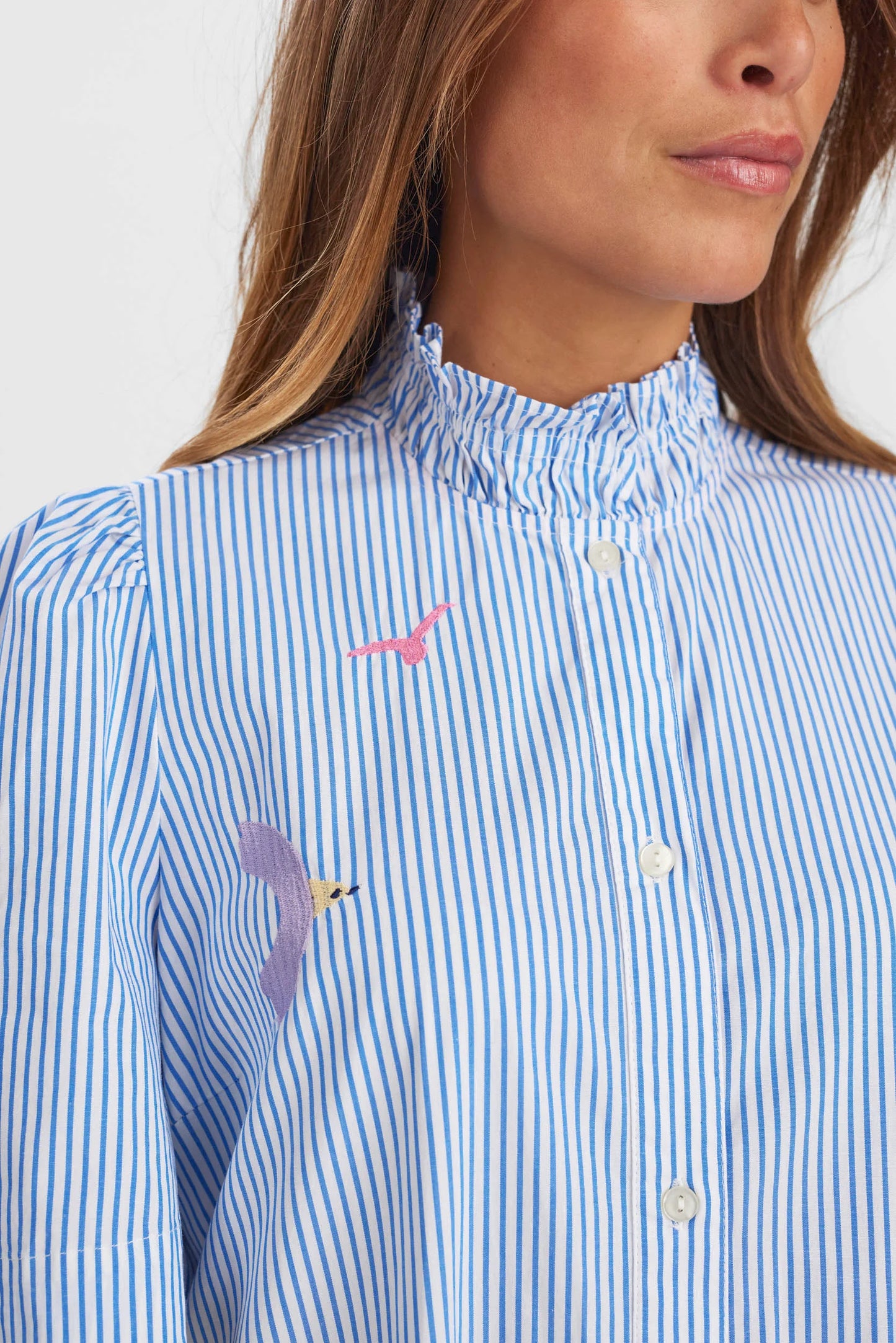 Numph Nudebora Stripe Dress